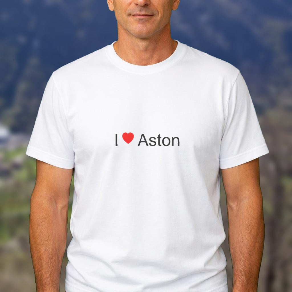 T-shirt I love aston
