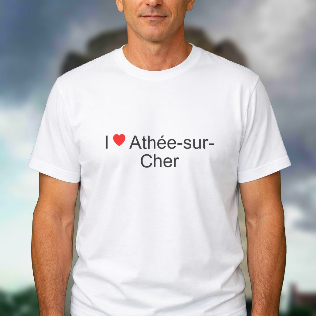 T-shirt I love athée-sur-cher