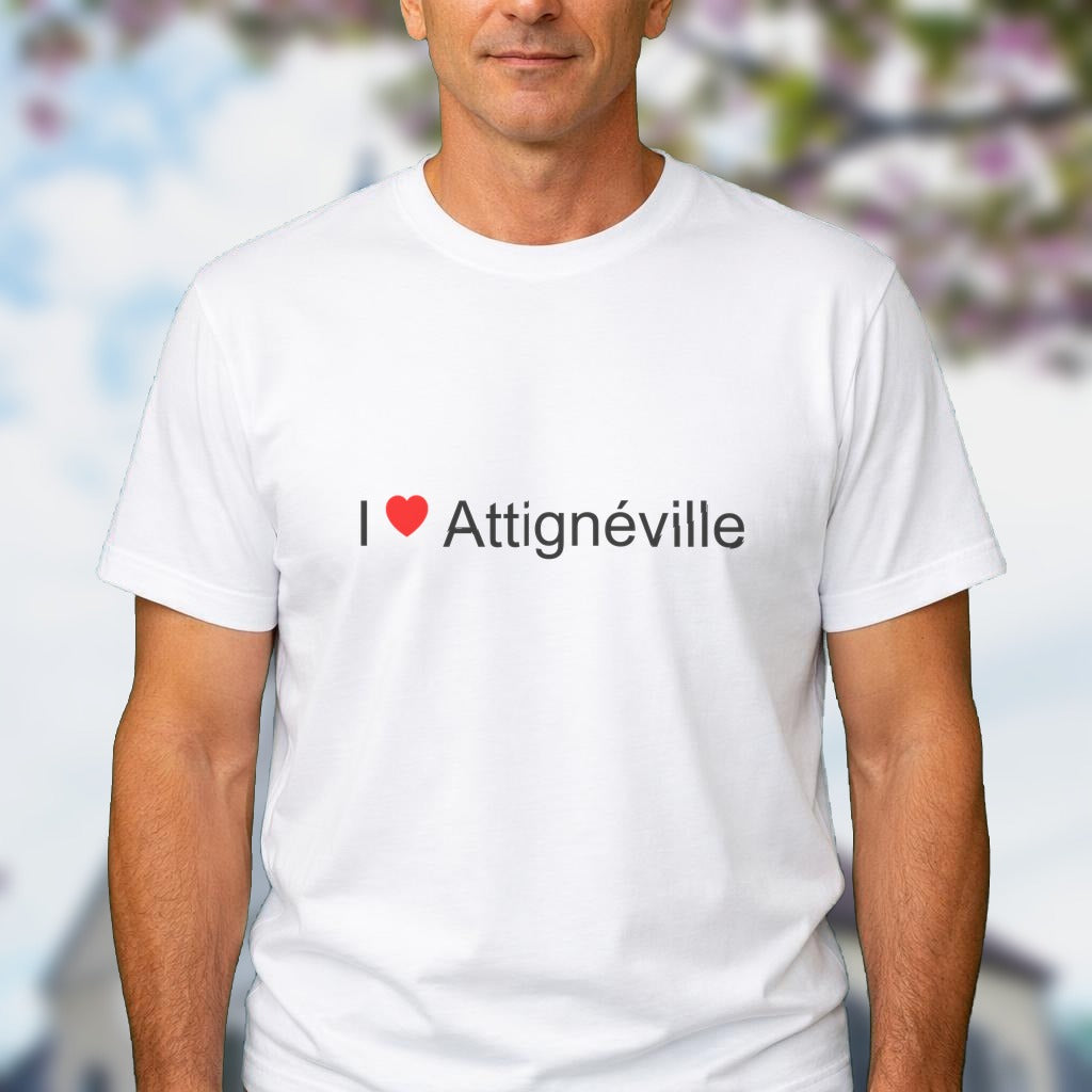 T-shirt I love attignéville
