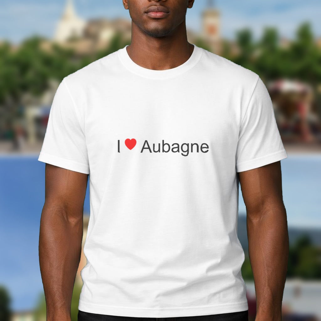 T-shirt I love aubagne