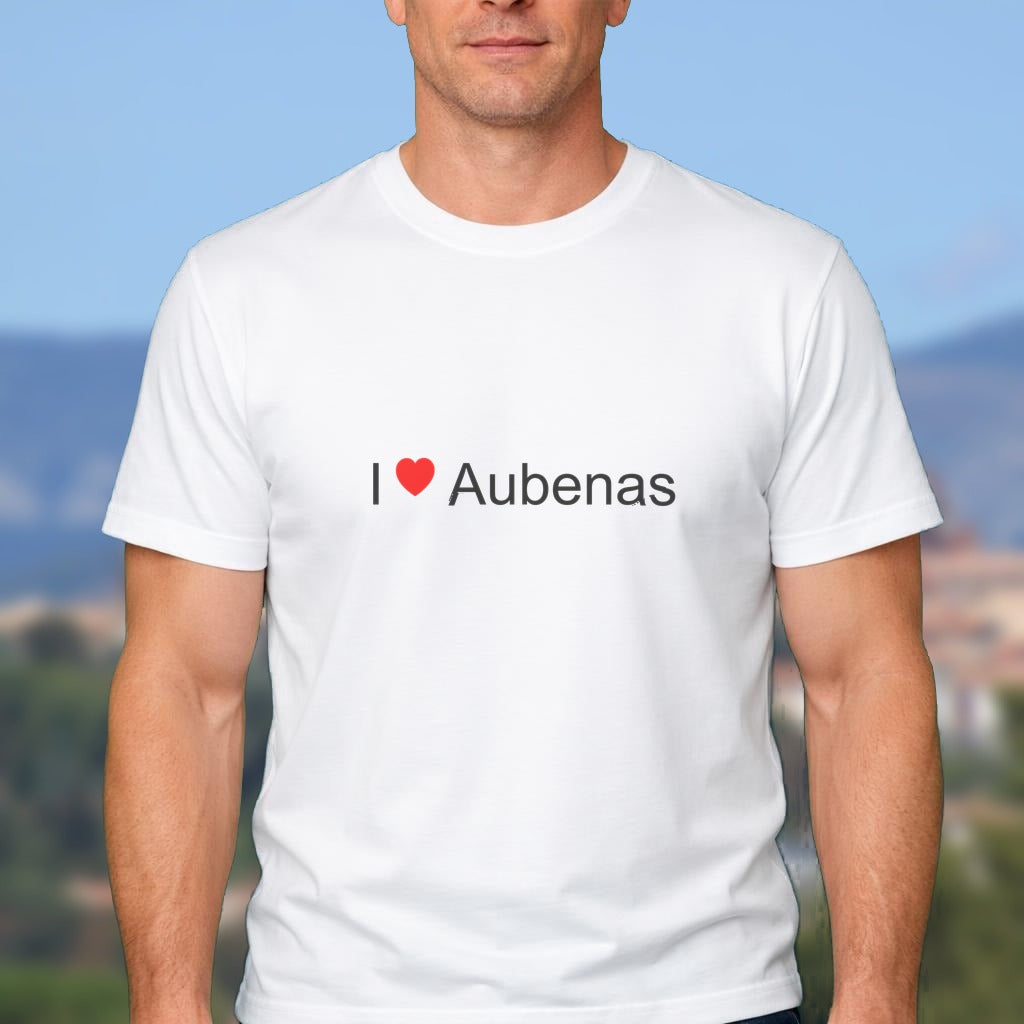 T-shirt I love aubenas