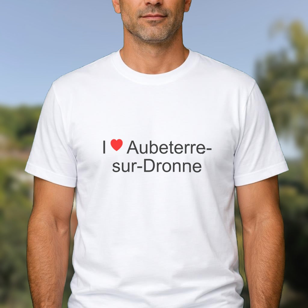 T-shirt I love aubeterre-sur-dronne