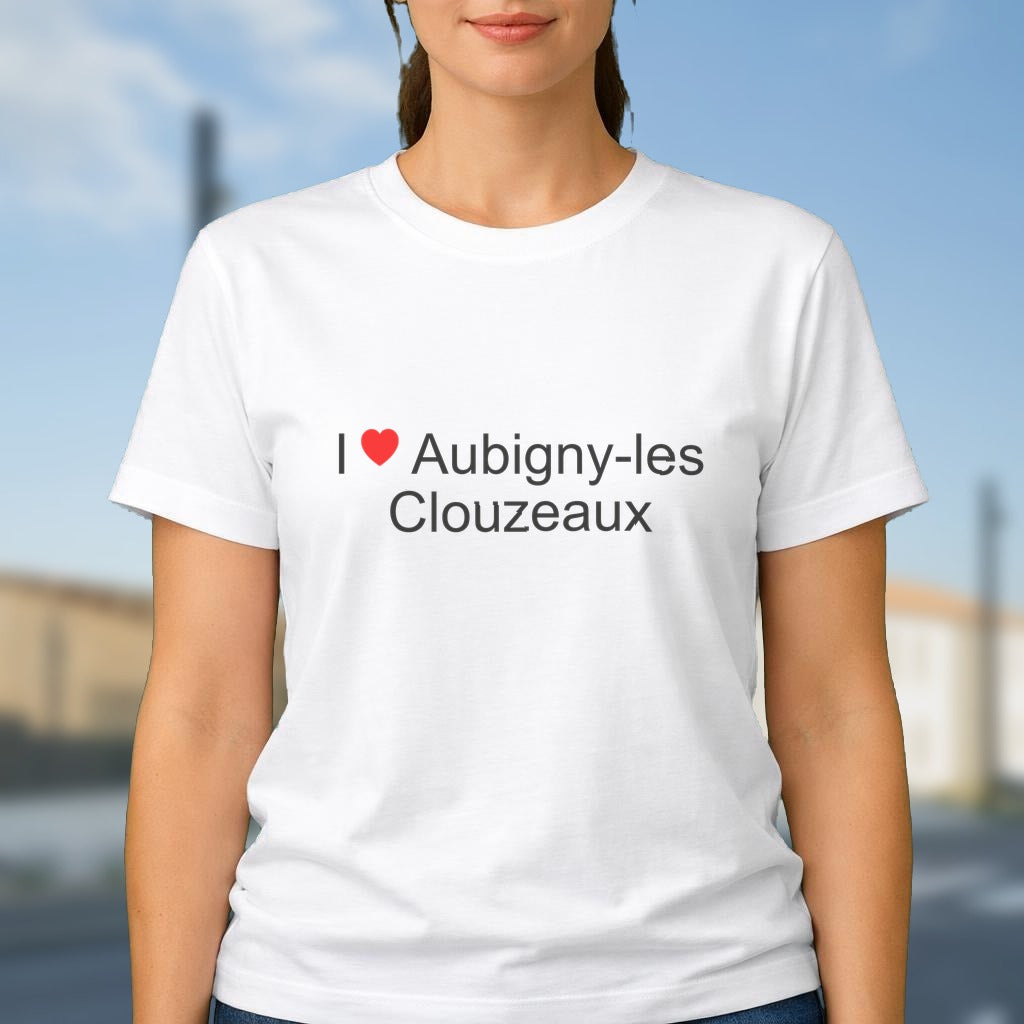 T-shirt I love aubigny-les clouzeaux