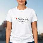 T-shirt I love auchy-les-mines