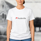 T-shirt I love audeville