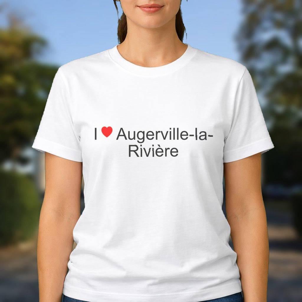 T-shirt I love augerville-la-rivière