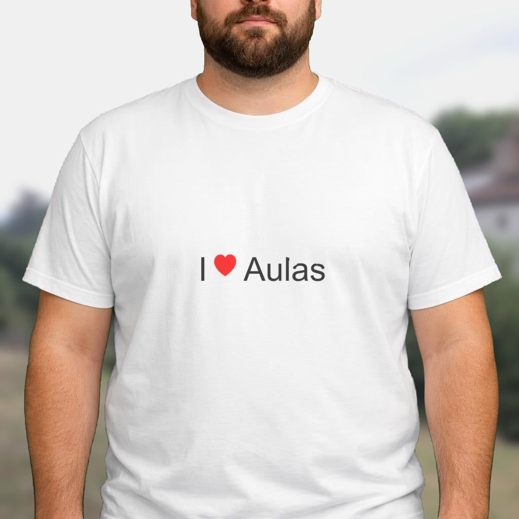 T-shirt I love aulas