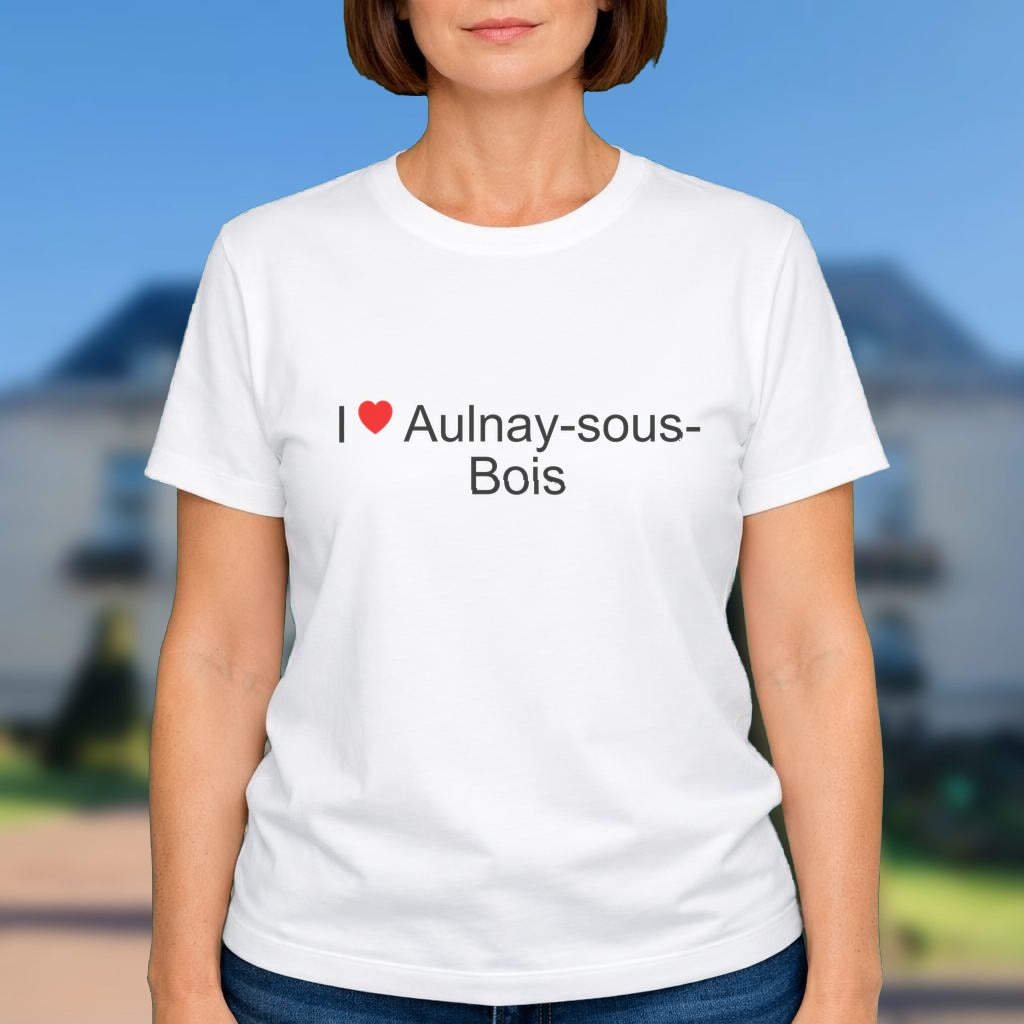 T-shirt I love aulnay-sous-bois