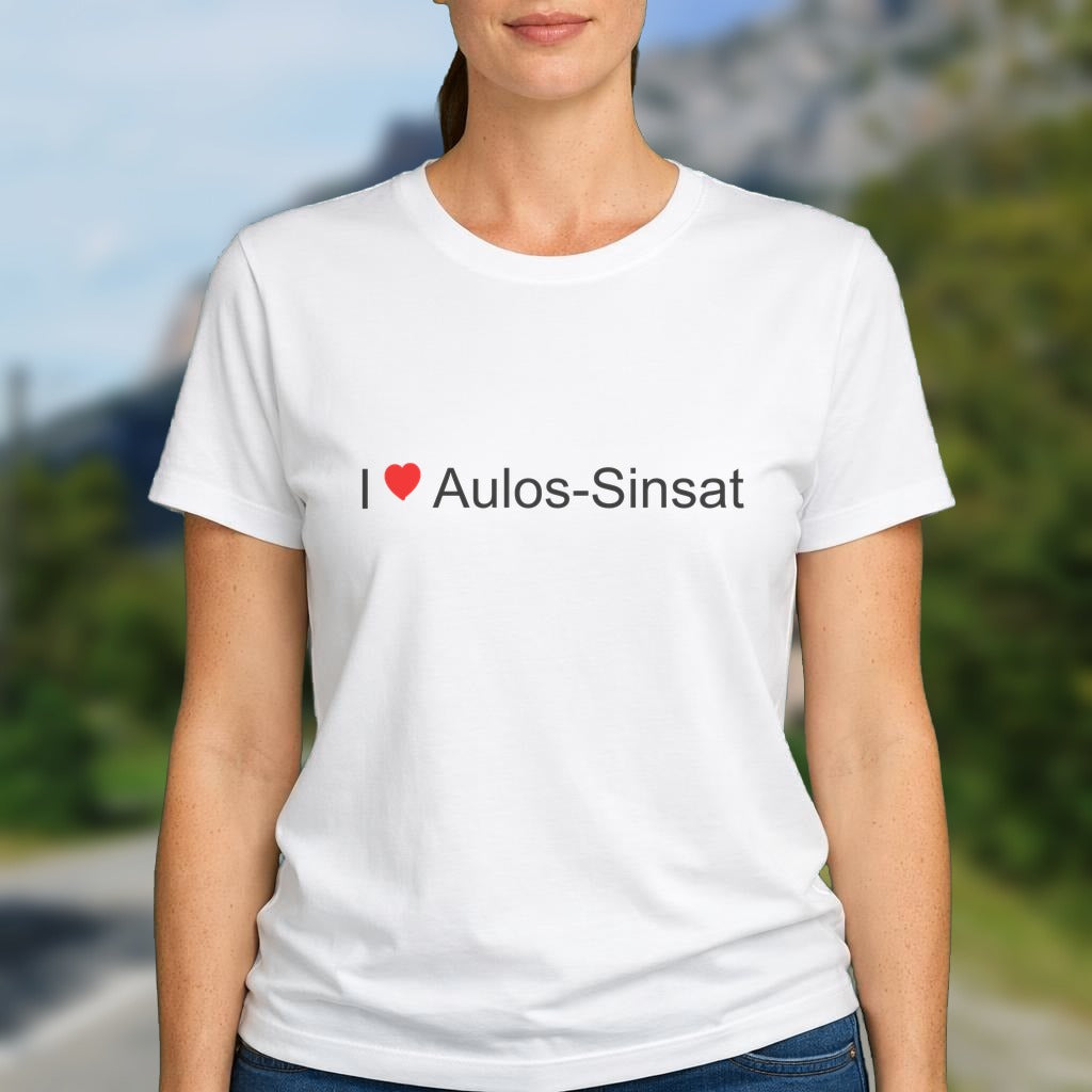 T-shirt I love aulos-sinsat