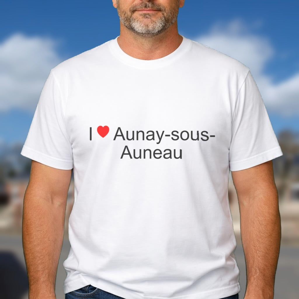 T-shirt I love aunay-sous-auneau