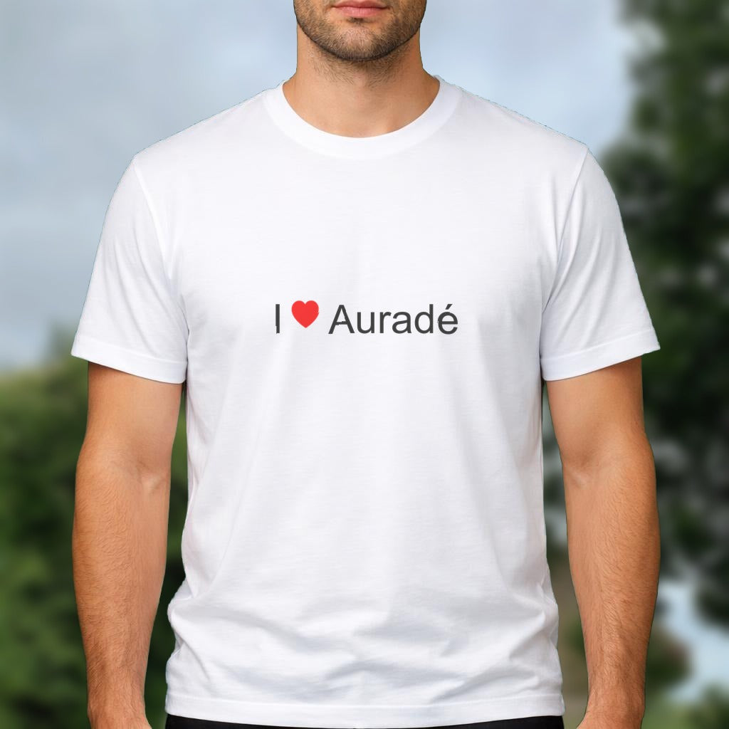 T-shirt I love auradé