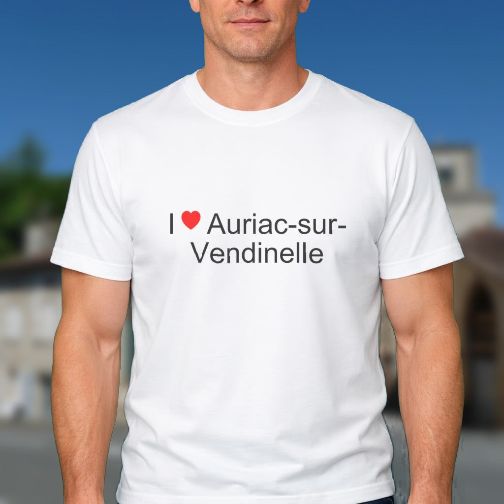 T-shirt I love auriac-sur-vendinelle