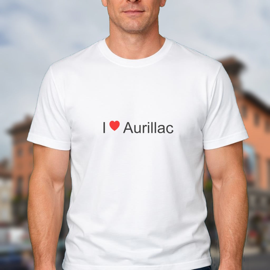 T-shirt I love aurillac