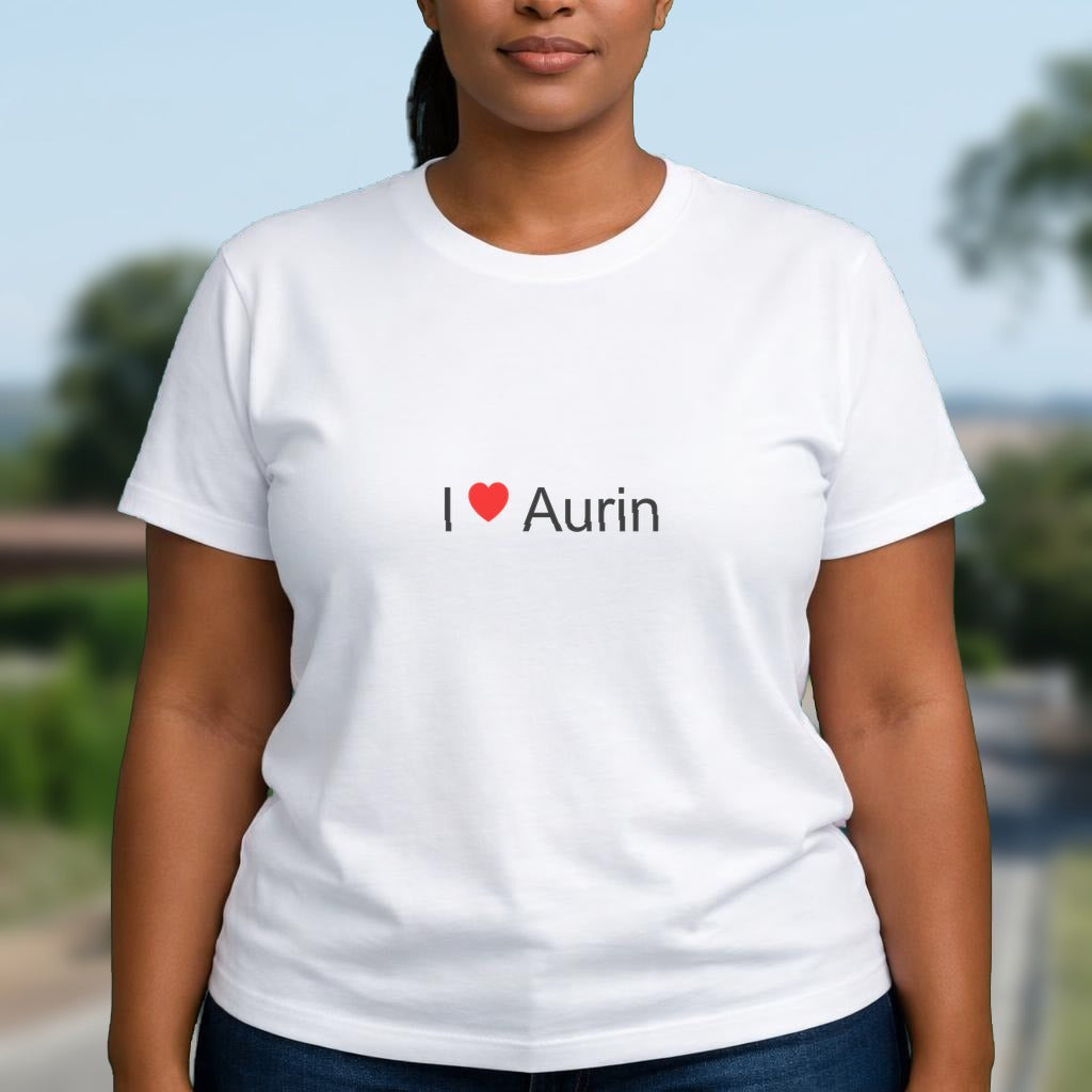 T-shirt I love aurin
