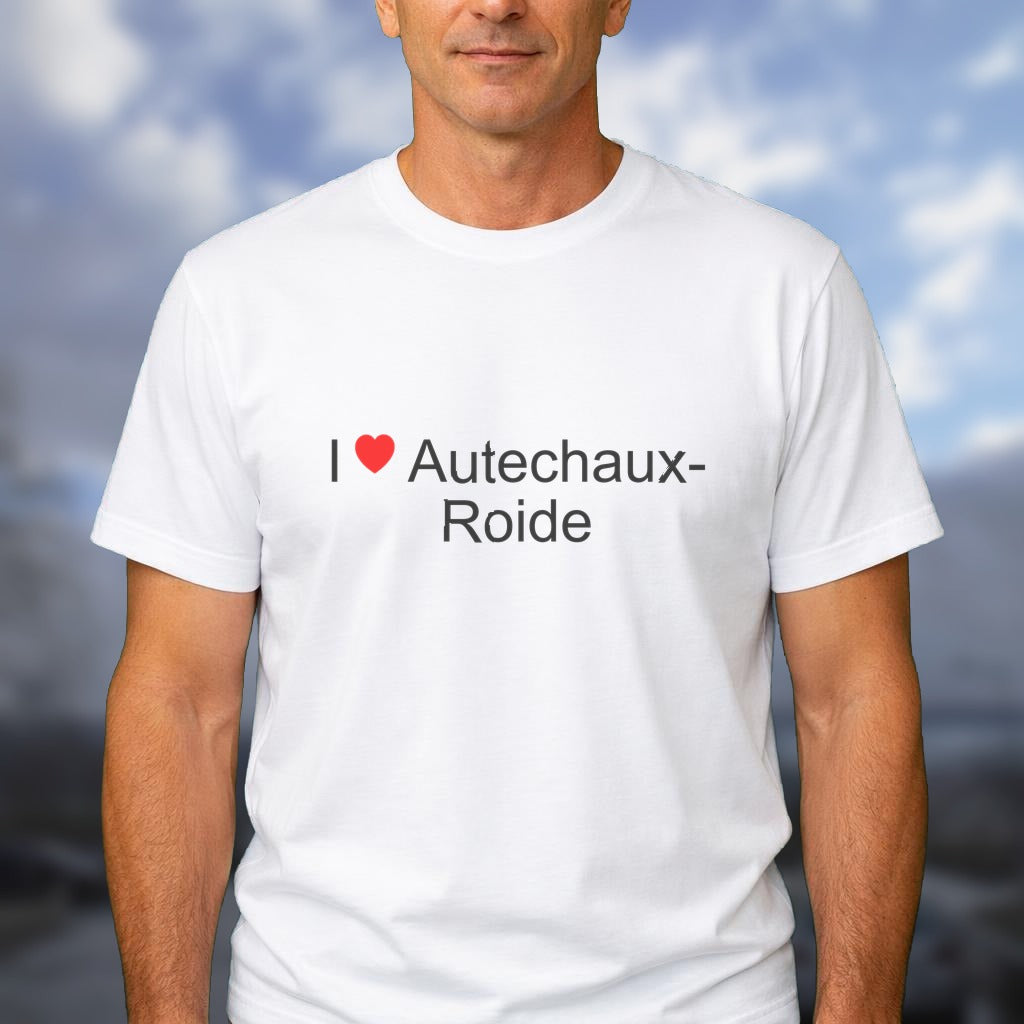 T-shirt I love autechaux-roide