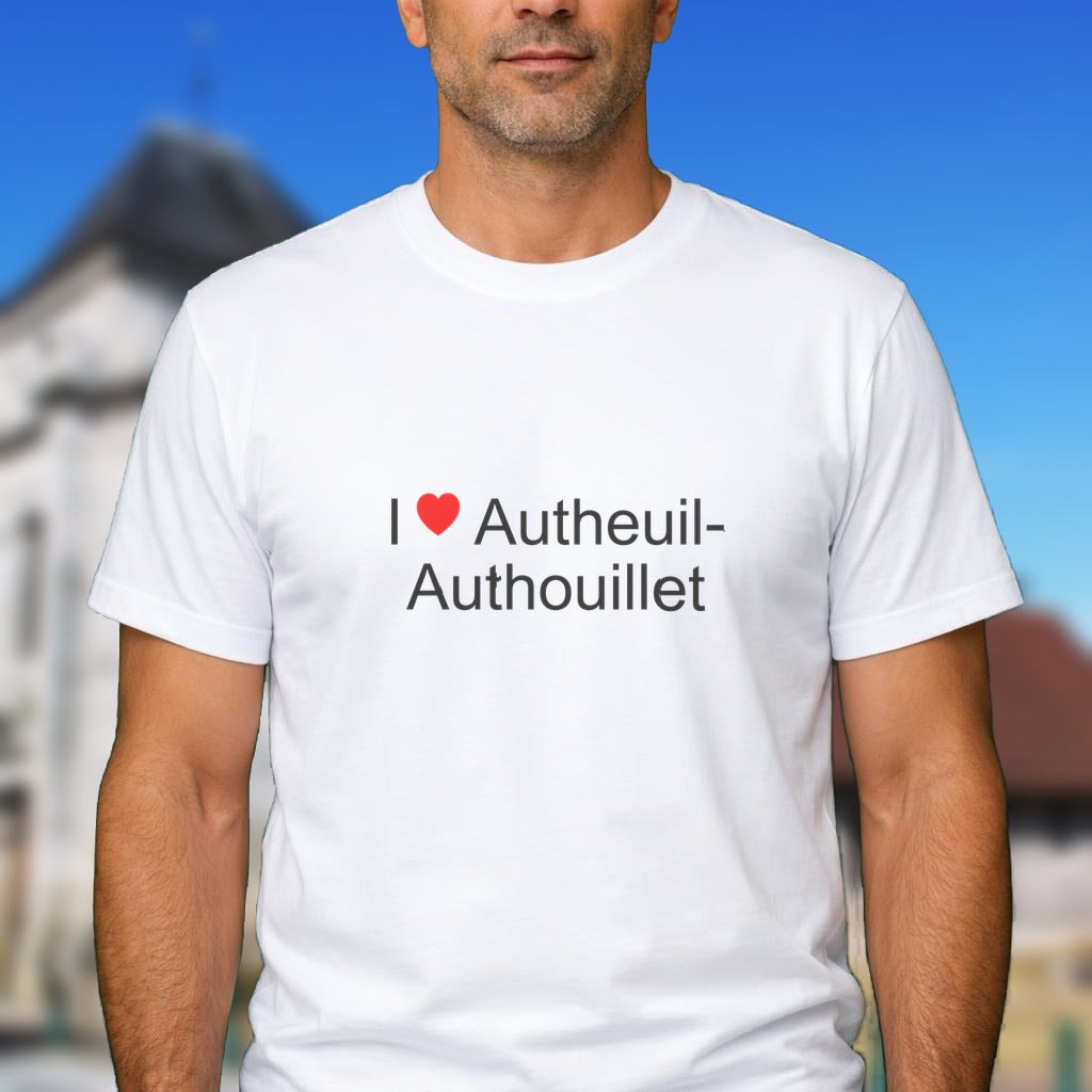 T-shirt I love autheuil-authouillet