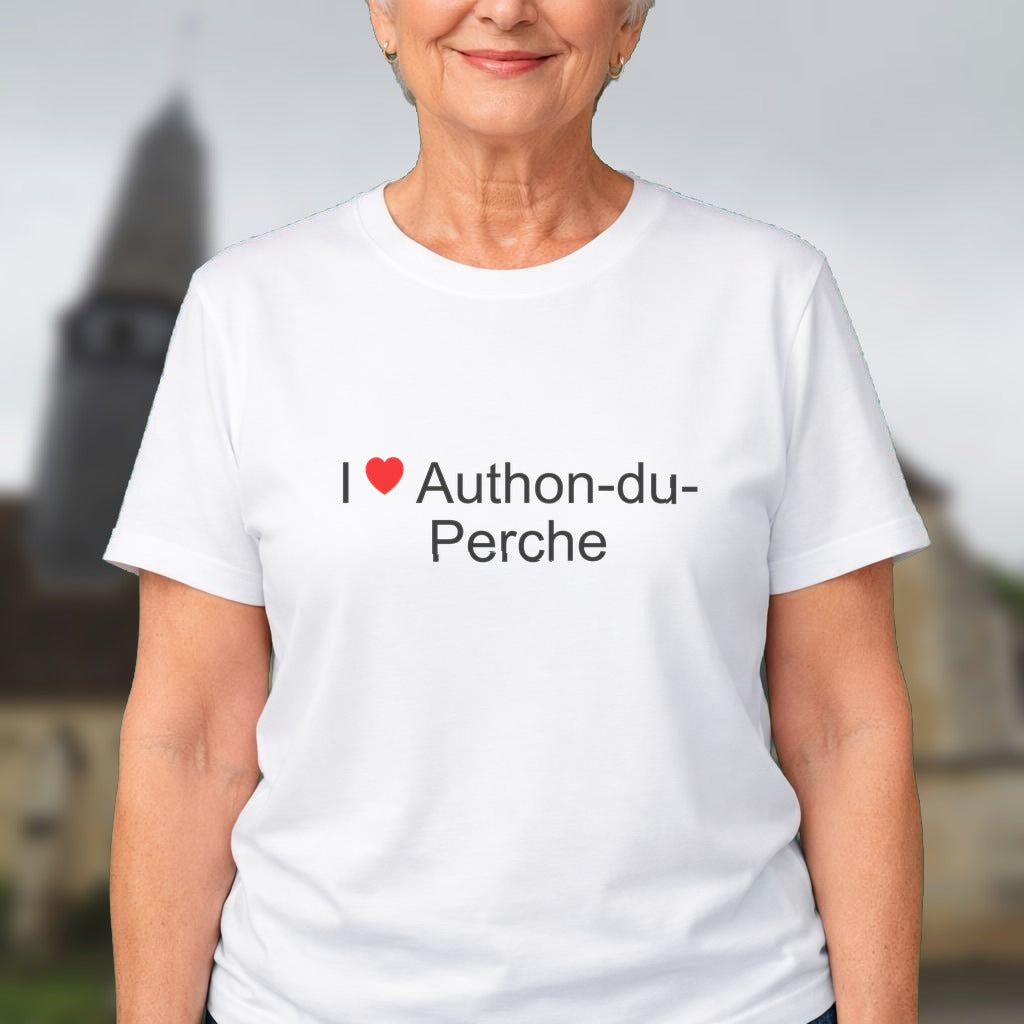 T-shirt I love authon-du-perche