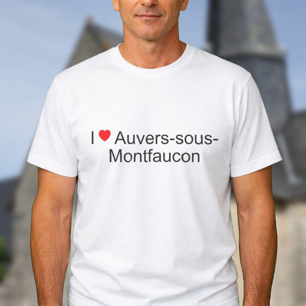 T-shirt I love auvers-sous-montfaucon