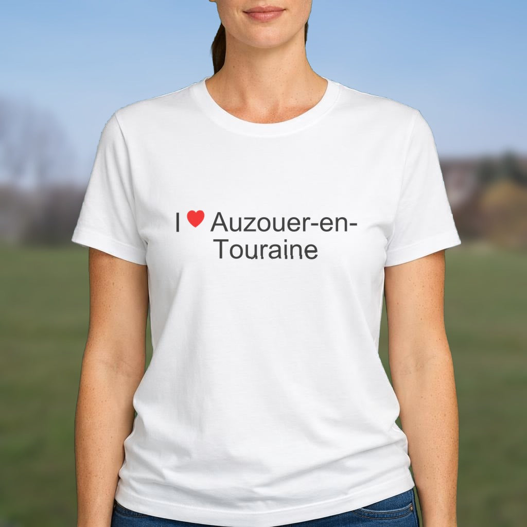 T-shirt I love auzouer-en-touraine