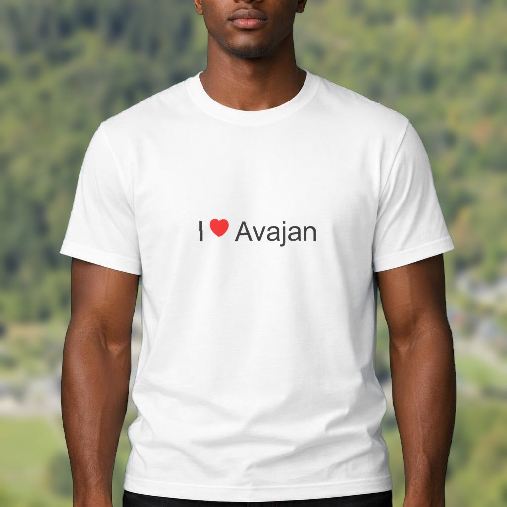 T-shirt I love avajan