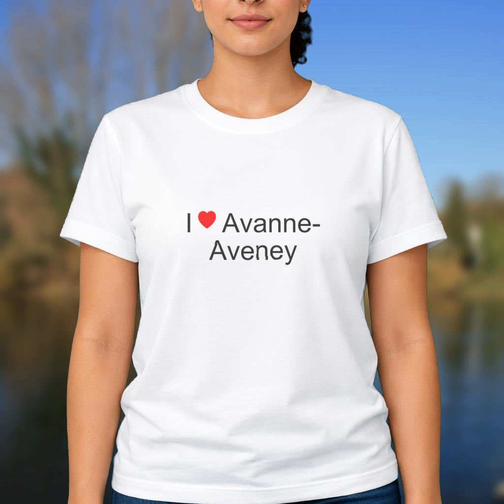 T-shirt I love avanne-aveney
