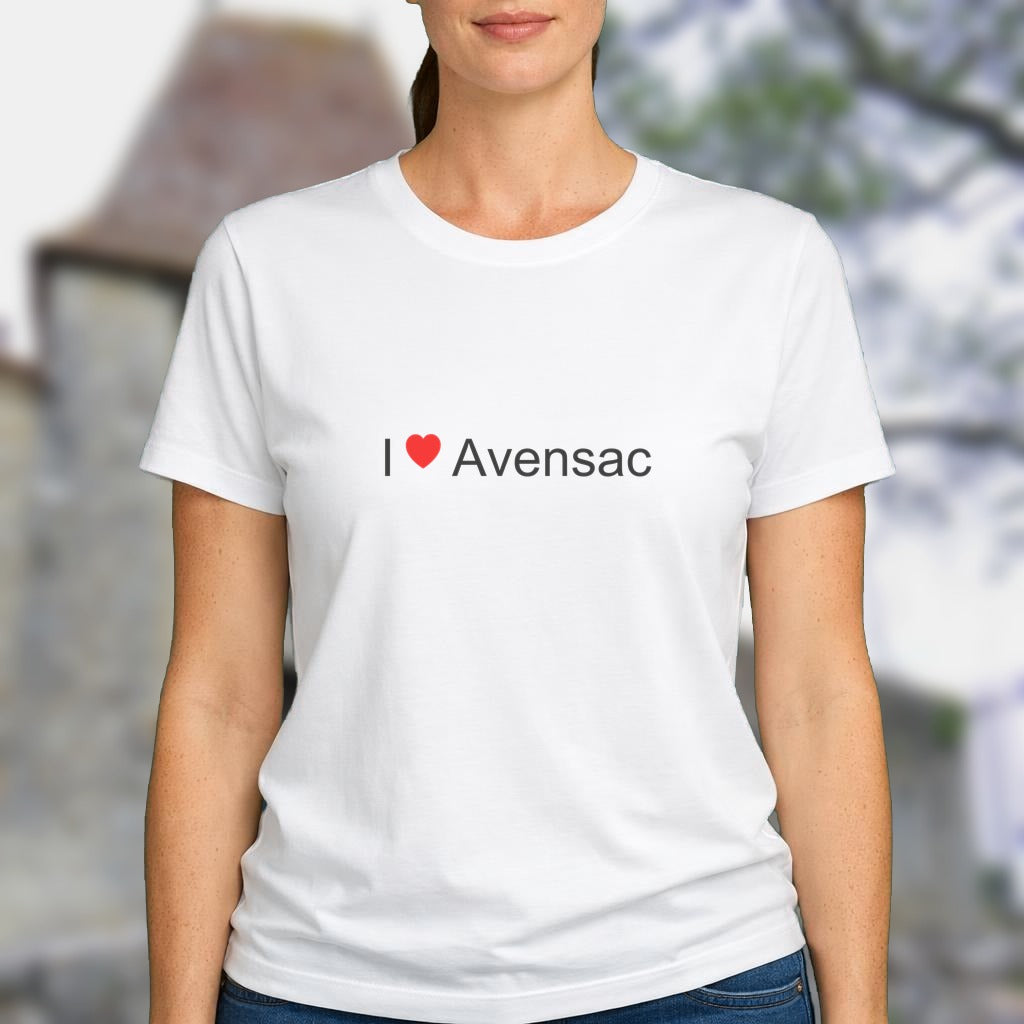 T-shirt I love avensac
