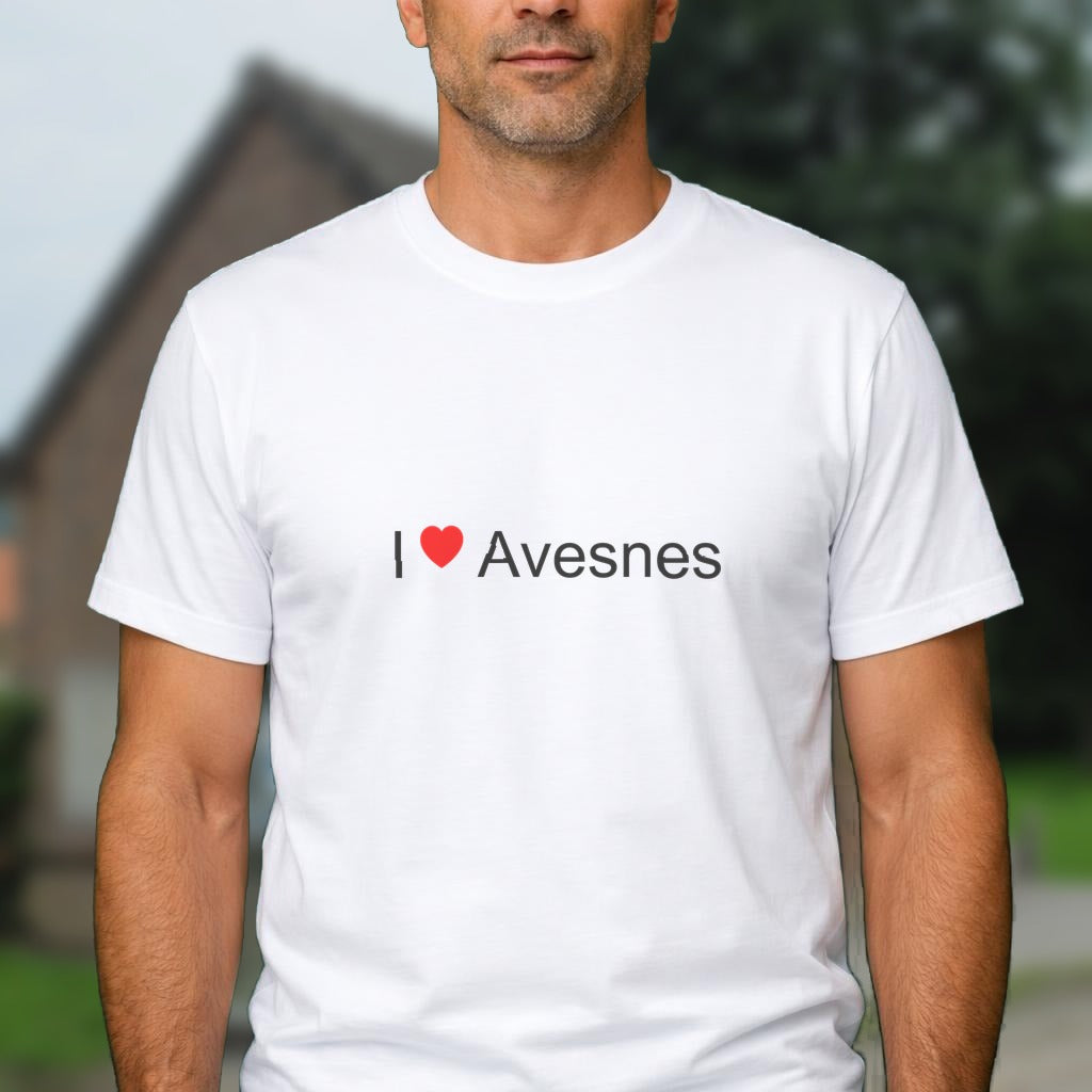 T-shirt I love avesnes