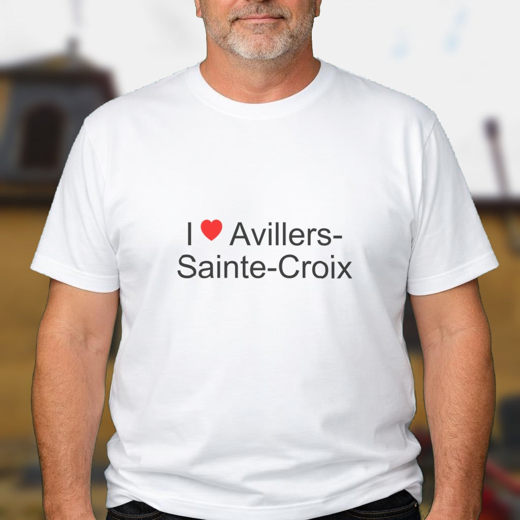 T-shirt I love avillers-sainte-croix