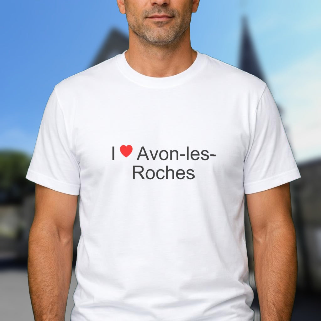 T-shirt I love avon-les-roches