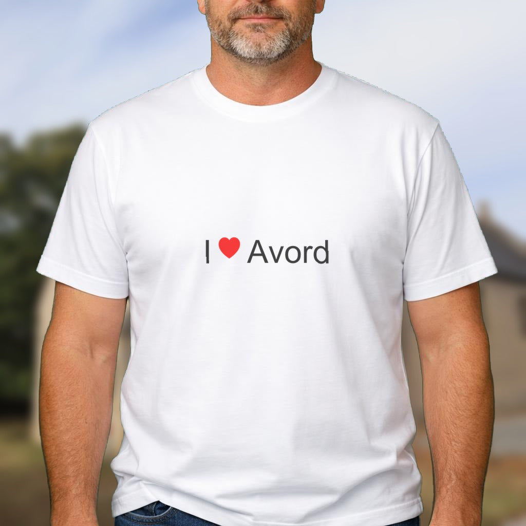 T-shirt I love avord