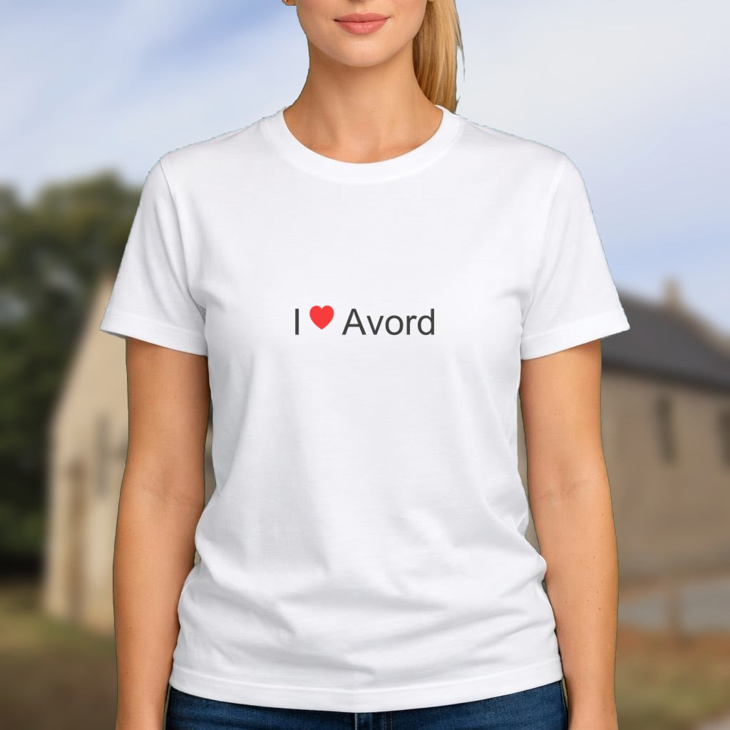 T-shirt I love avord