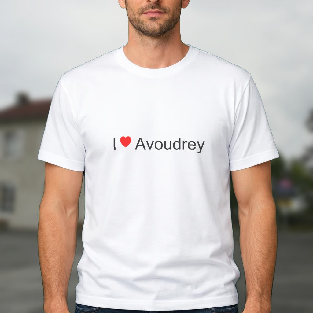 T-shirt I love avoudrey