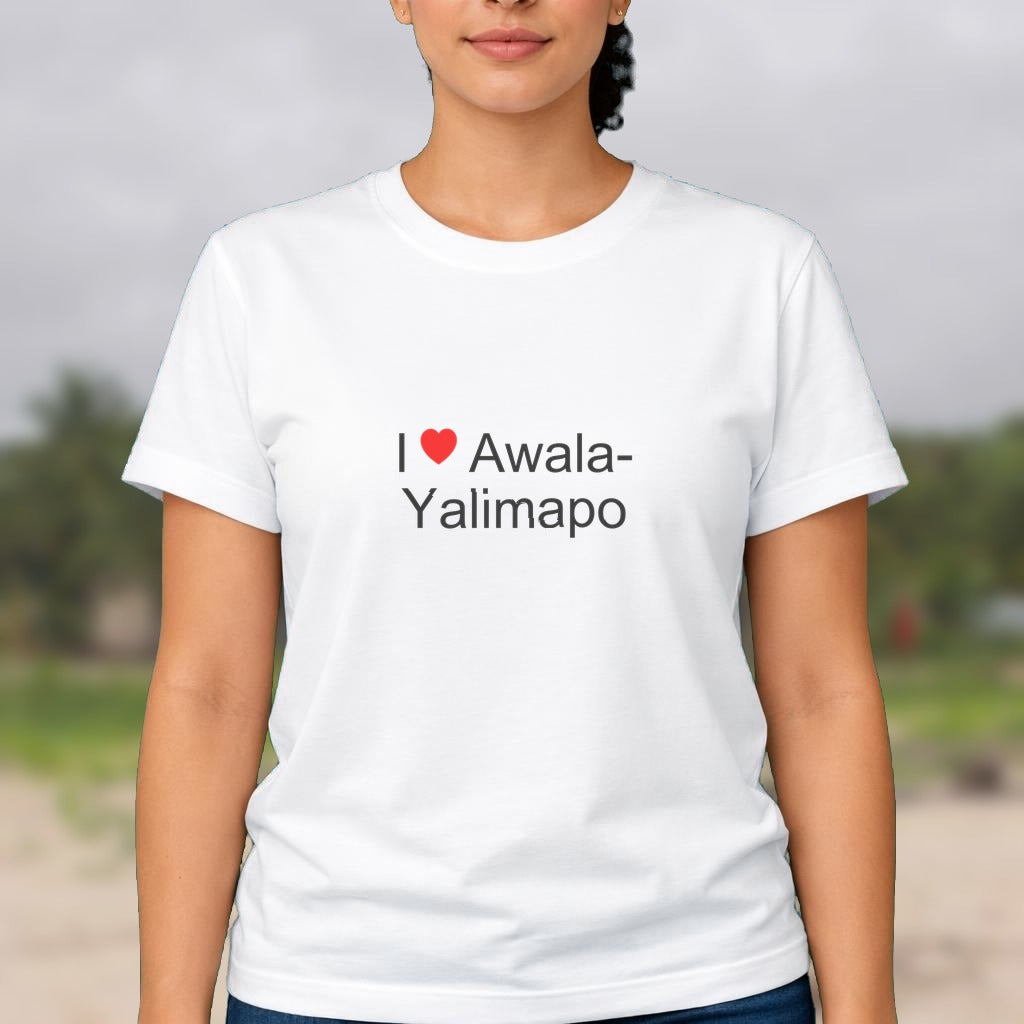 T-shirt I love awala-yalimapo