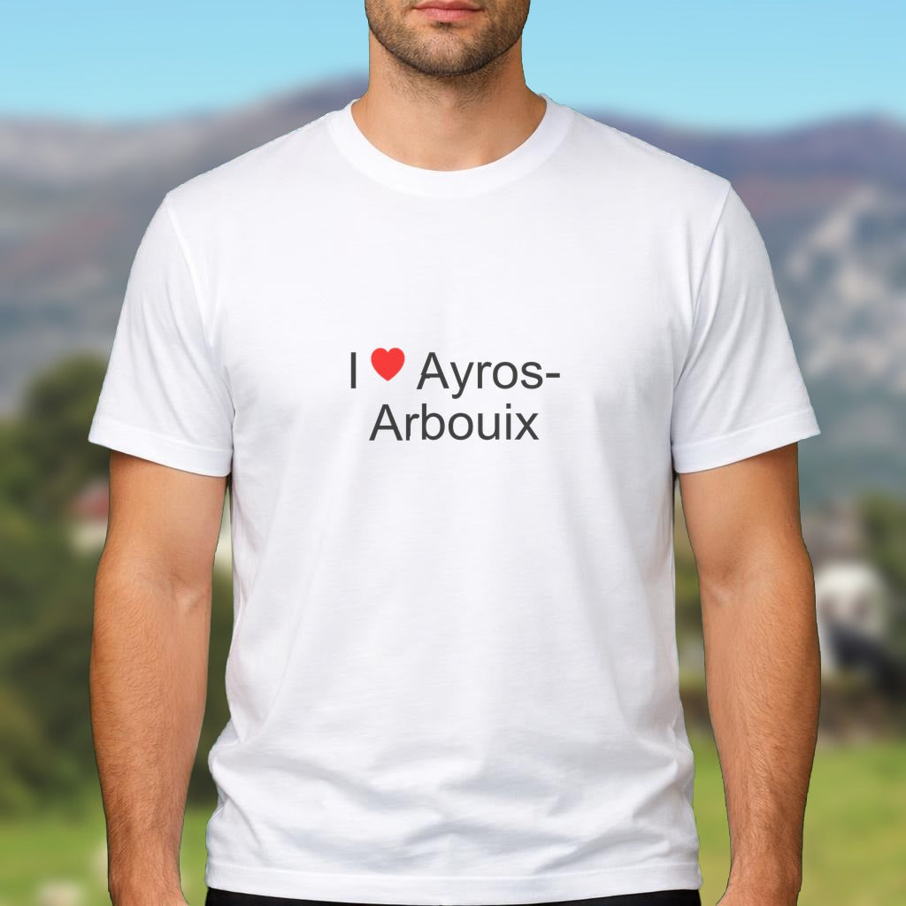T-shirt I love ayros-arbouix