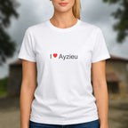 T-shirt I love ayzieu