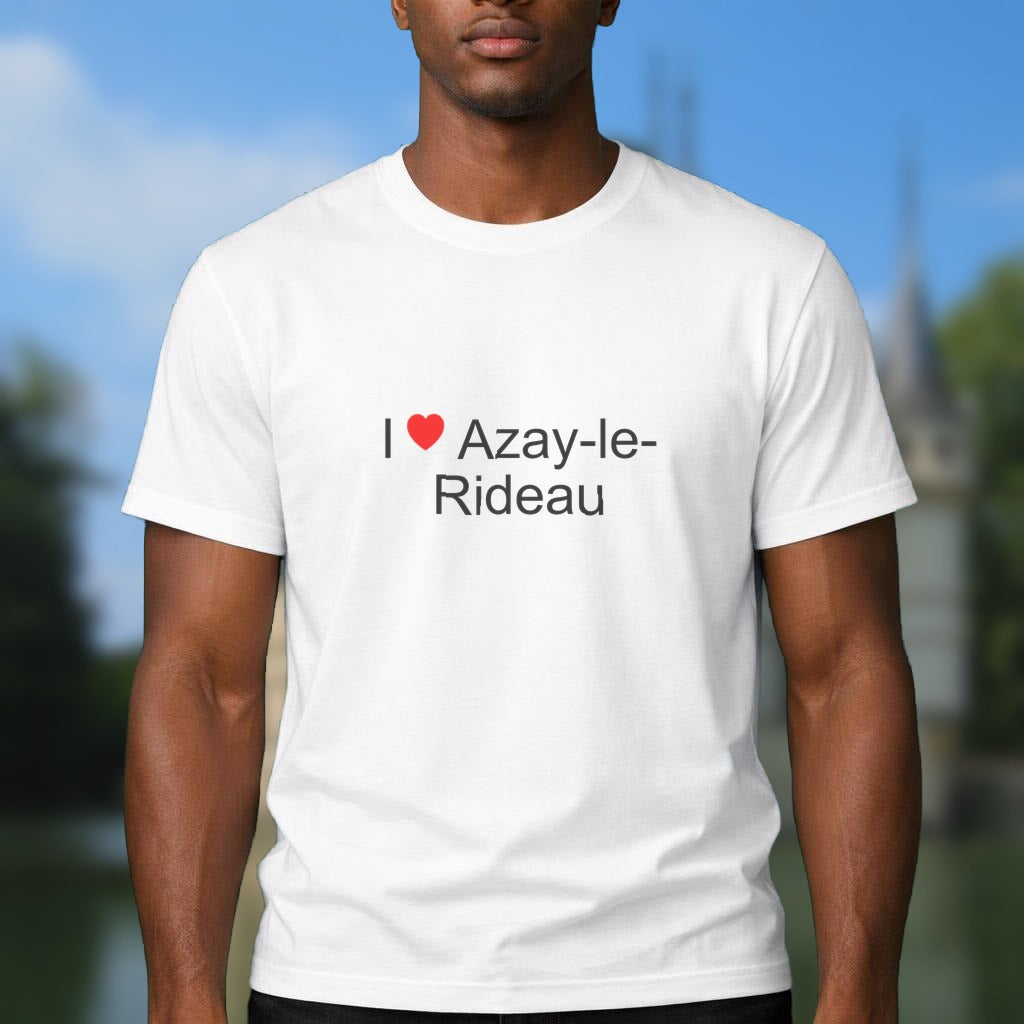 T-shirt I love azay-le-rideau