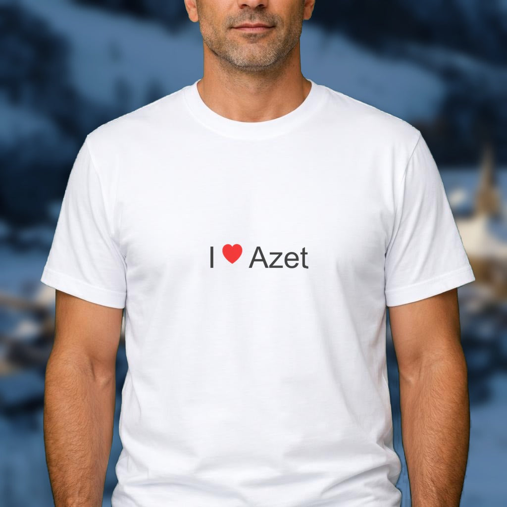 T-shirt I love azet