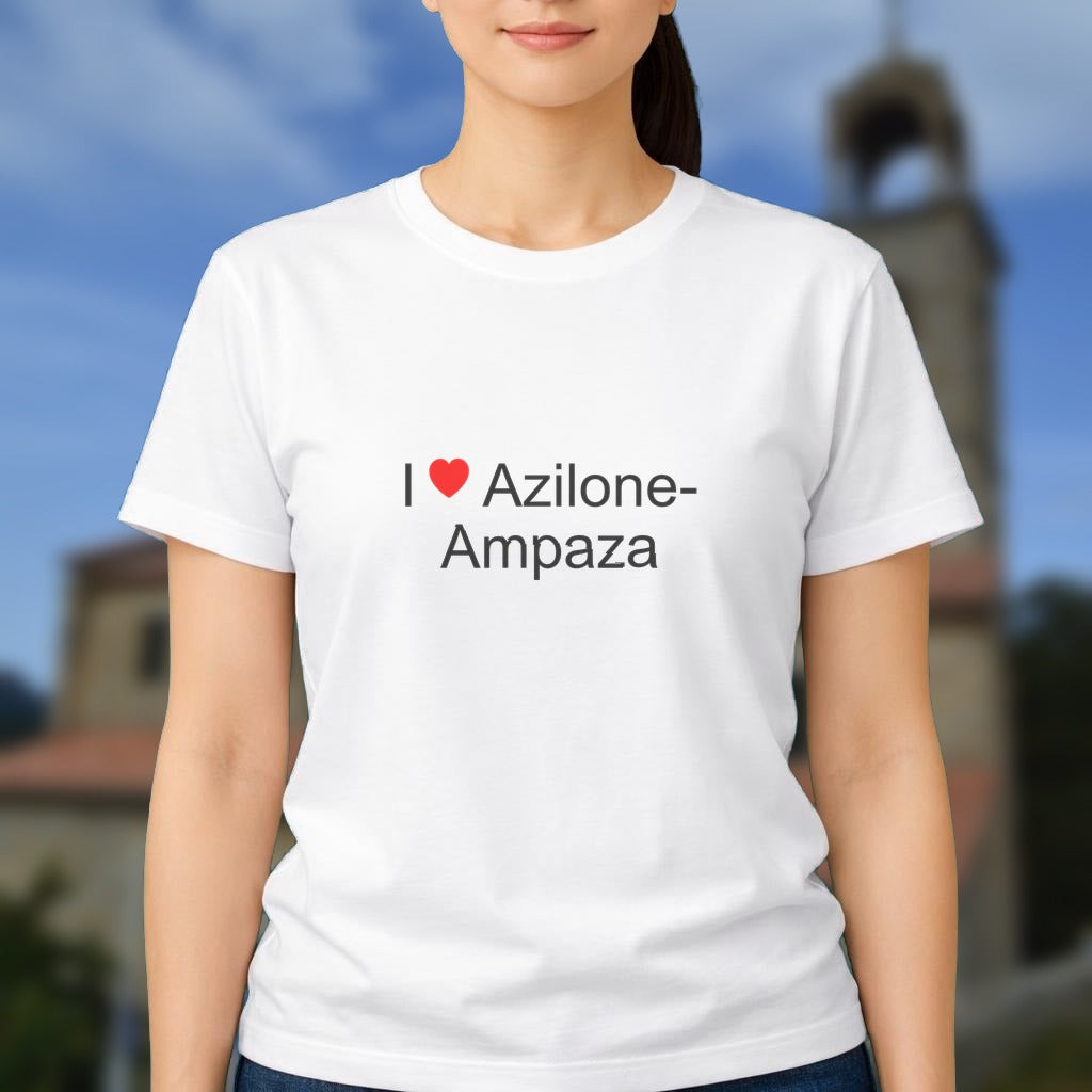 T-shirt I love azilone-ampaza