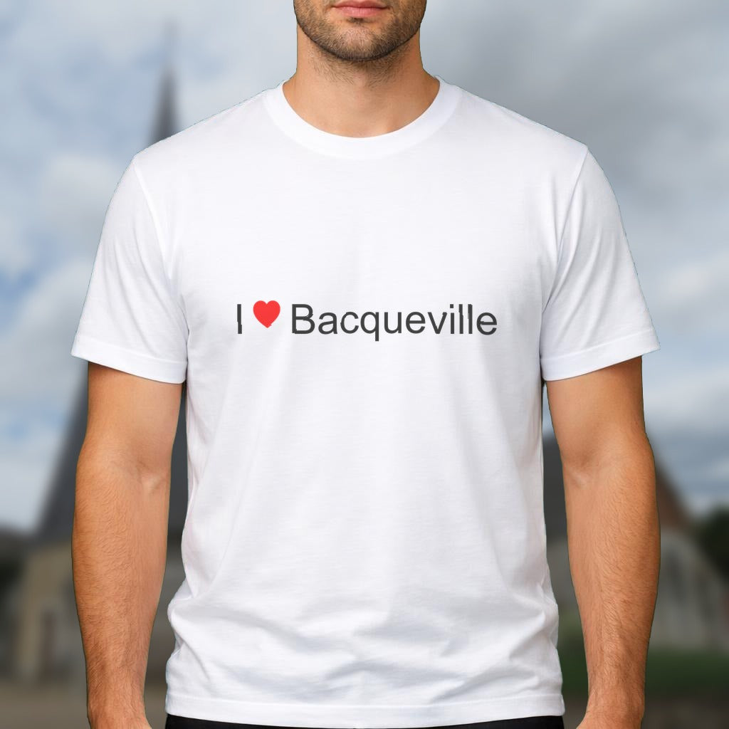 T-shirt I love bacqueville