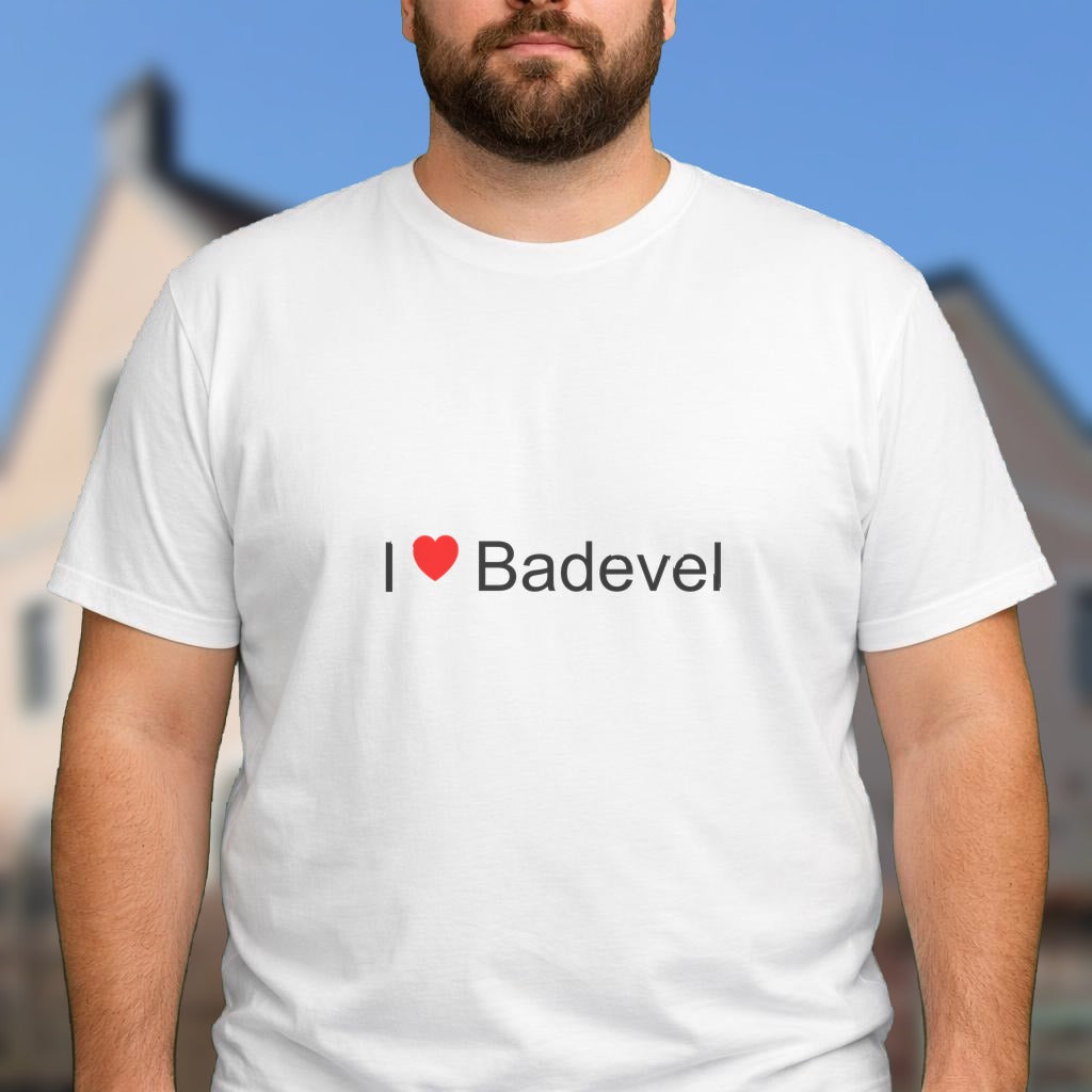 T-shirt I love badevel