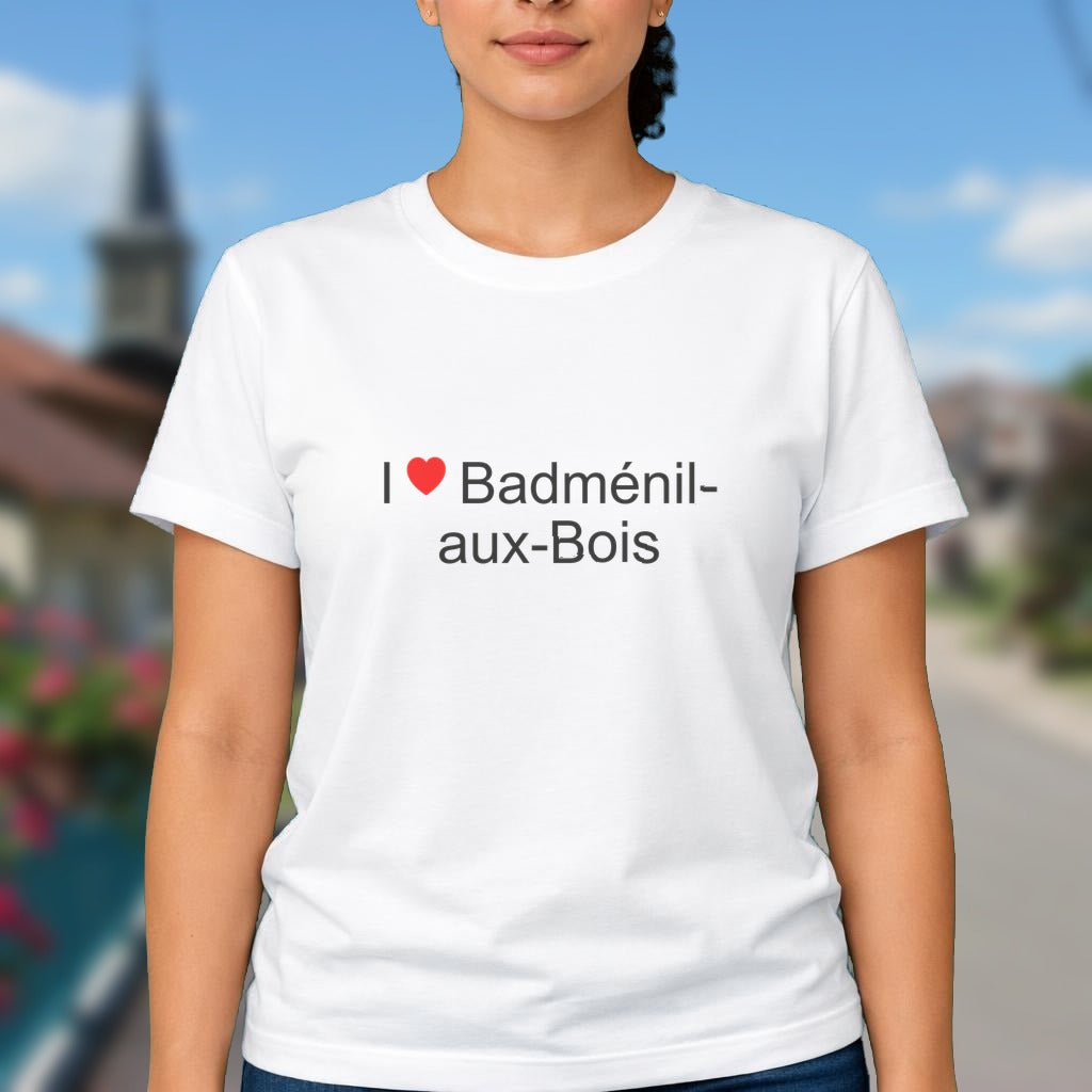 T-shirt I love badménil-aux-bois