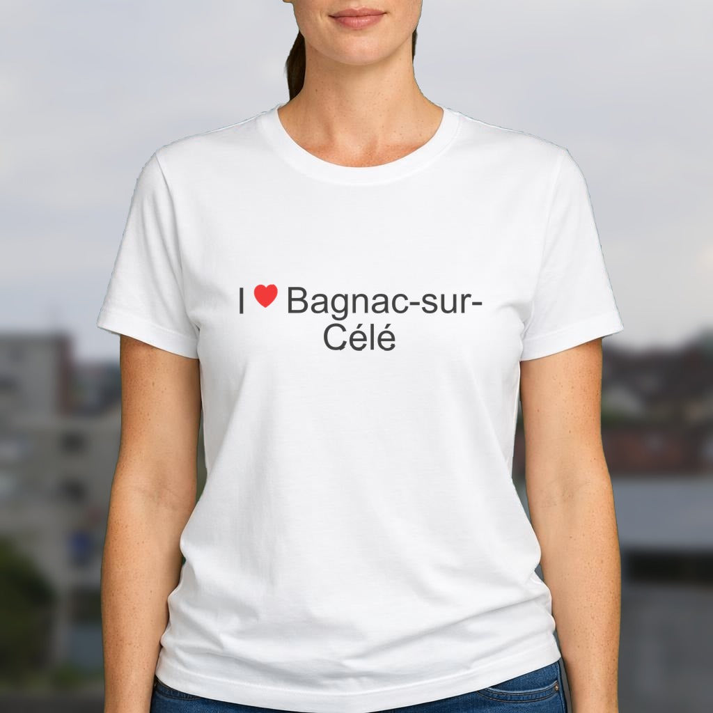 T-shirt I love bagnac-sur-célé