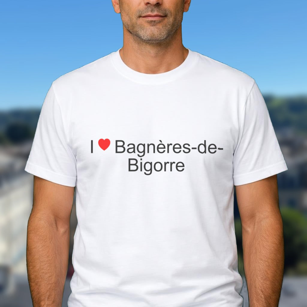 T-shirt I love bagnères-de-bigorre