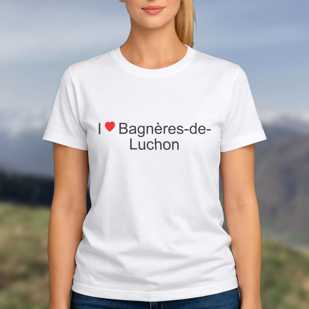 T-shirt I love bagnères-de-luchon