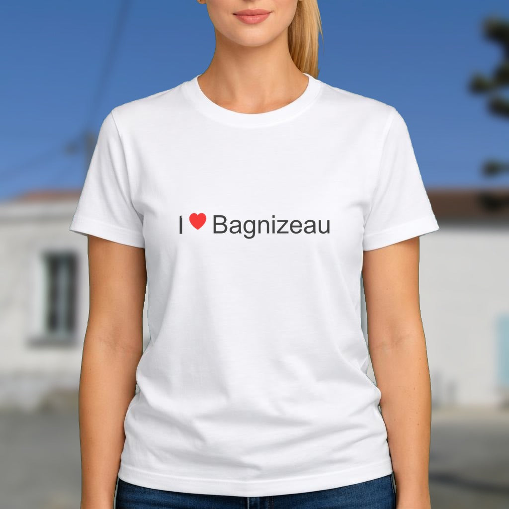 T-shirt I love bagnizeau