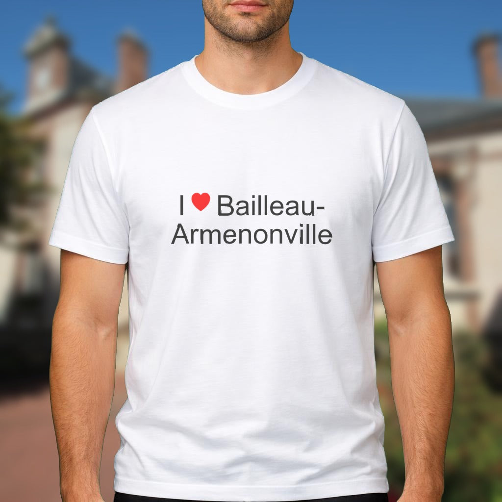 T-shirt I love bailleau-armenonville