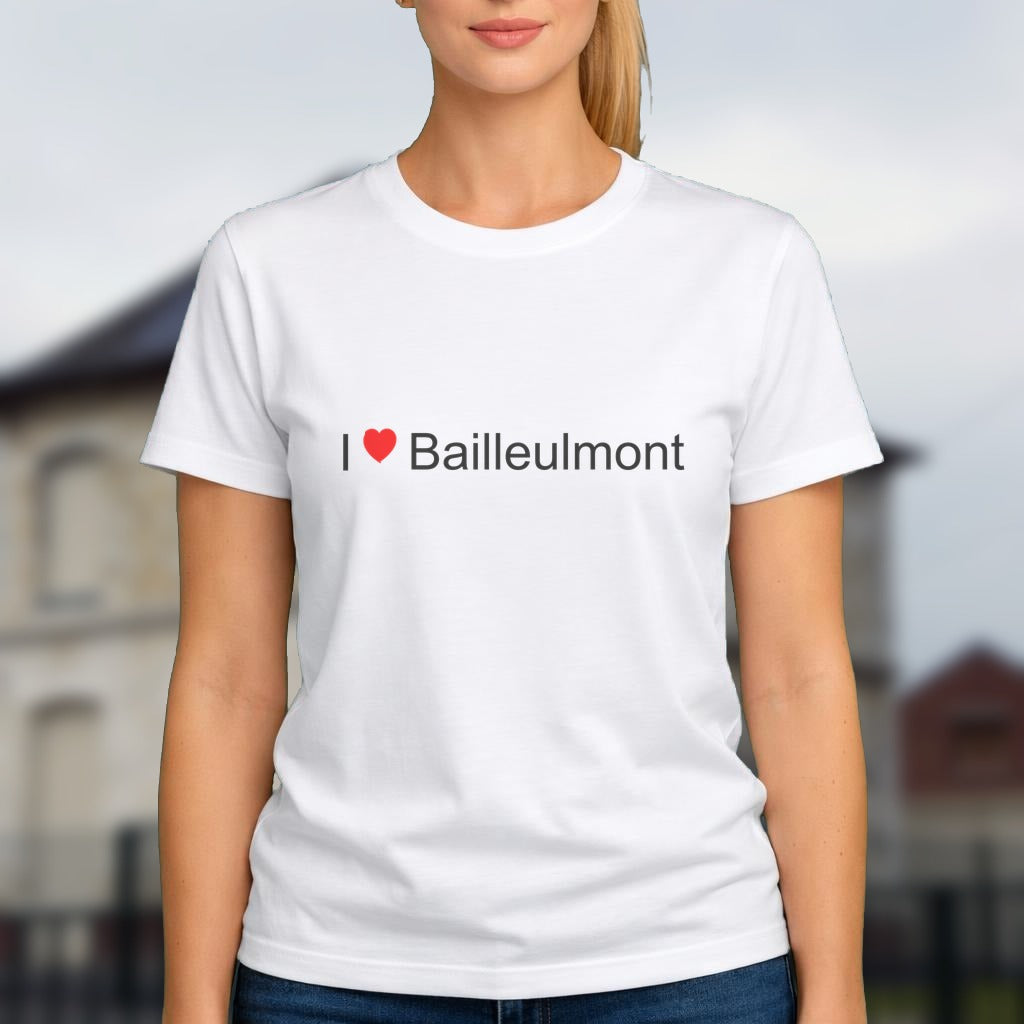 T-shirt I love bailleulmont