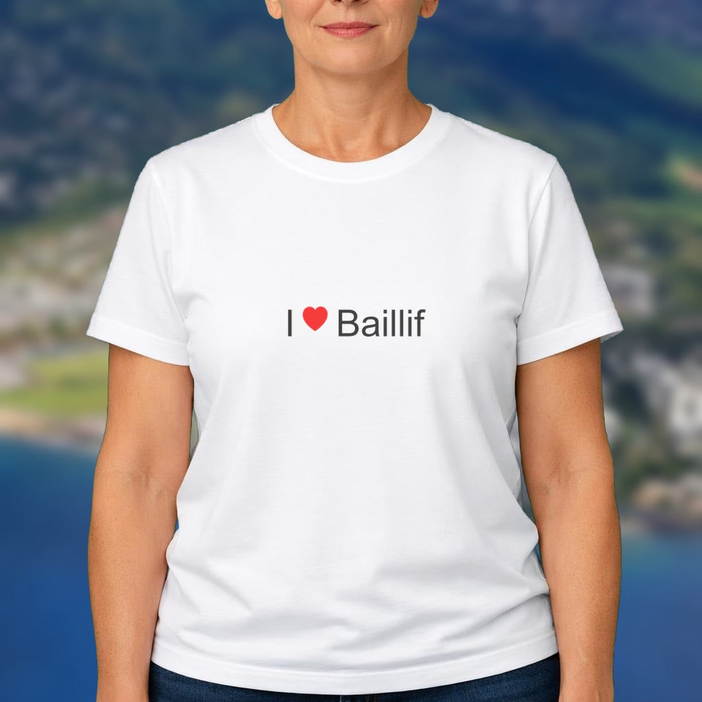 T-shirt I love baillif