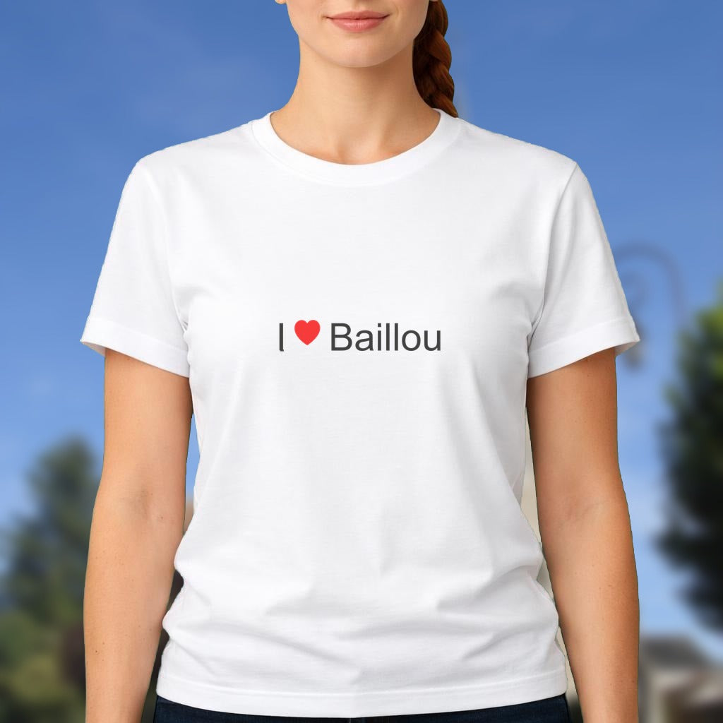 T-shirt I love baillou