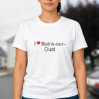 T-shirt I love bains-sur-oust
